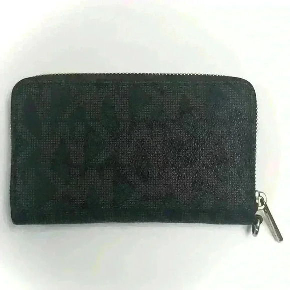 Michael Kors MK Logo Brown Wallet - Picture 2 of 6